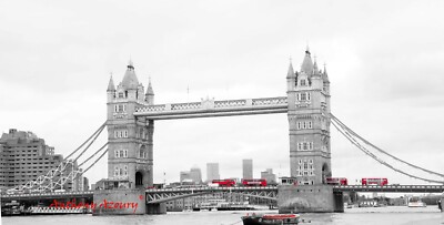 London Kunst Fotos - RED BUS Sammlung - 10% für wohltätige Zwecke (FEEL GOOD BUYS)