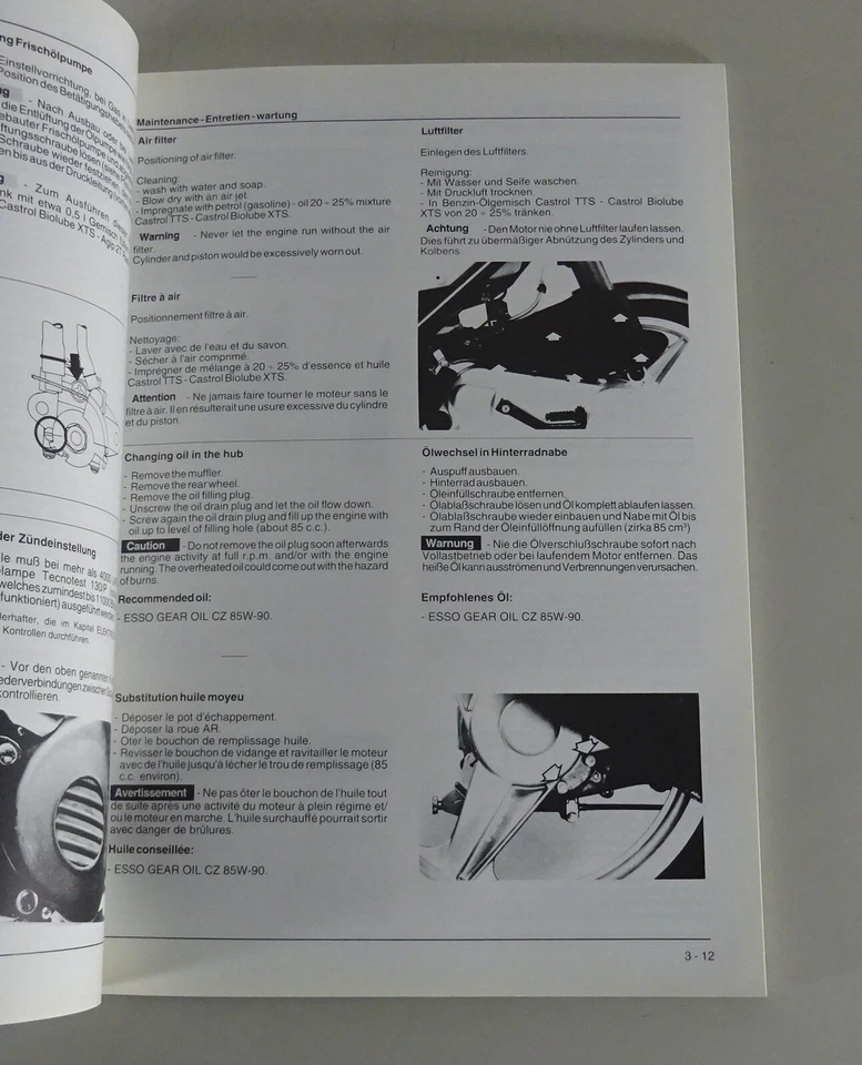 Manual De Taller Piaggio Scooter Free Stand 01/1993 - Imagen 4 de 4