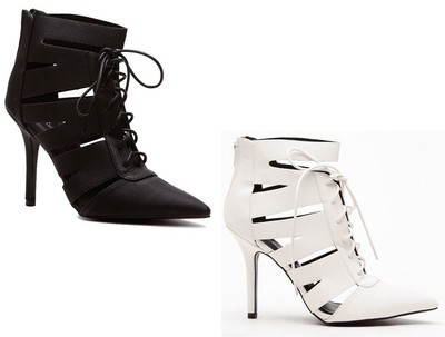 qupid snakeskin heels