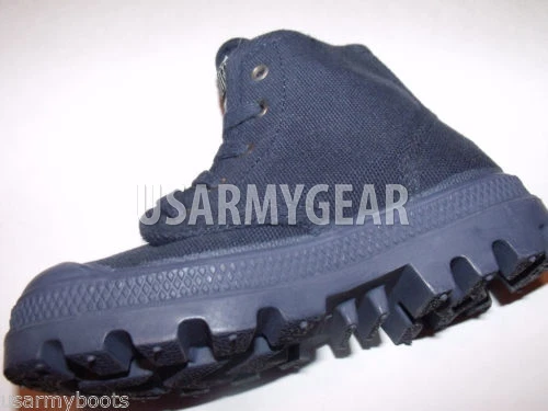 Botas holgadas Palladium Pampa para niñas niños azules de lona de goma elección saludable Foto 2 de 4