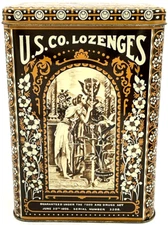 Vintage Replica Harry’s Grocery American Licorice Co. Lozenges Decorative Tin