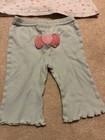 Infant girl outfit light blue & pink by Bonbebe size 3-6 months PLAY CONDITION — photo 7