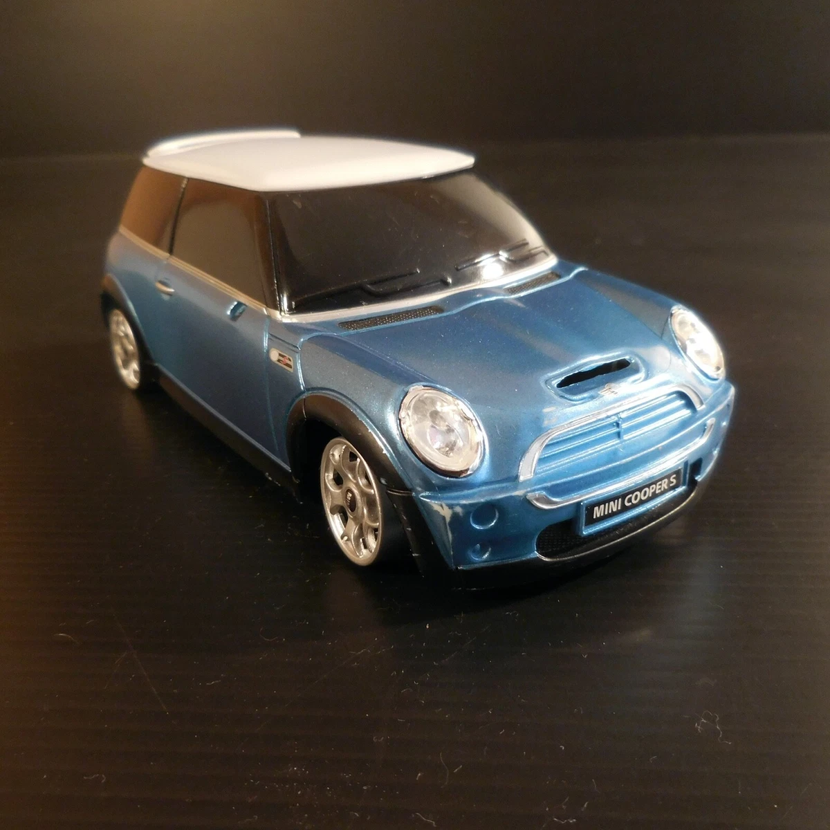 Voiture miniature électrique tourisme sport bleu jouet SUV MINI COOPER S  N4650