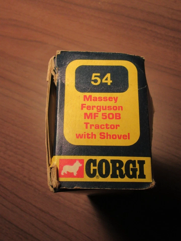 942U Vintage 1974 Corgi 54 England Box Empty Of Massey Fergusson Mf 20B Tp - Image 4 of 4