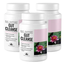 Gut Detox Cleanse Intestinal Health Supports Immune System Supplement 3 Packs