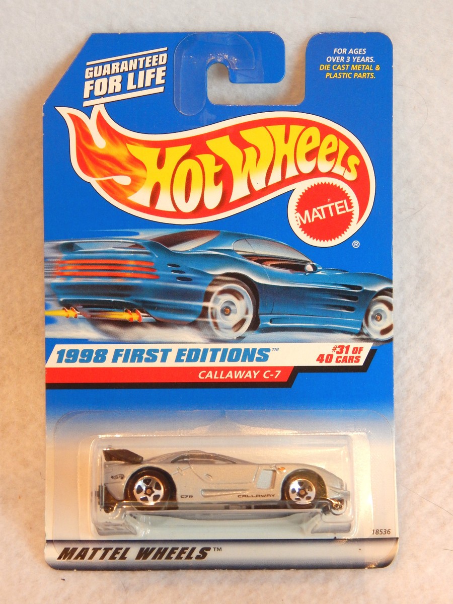 Hot Wheels 1998 First Editions Callaway C-7 Collector #677