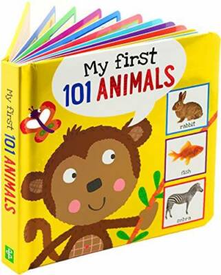My First 101 ANIMALS Padded Board Book - Hardcover By Simon Abbott - GOOD