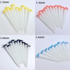 100pcs Dental  Fiber Post Glass Straight 1.0mm 1.2mm 1.4mm 1.6 Teeth Crown