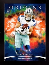 2021 PANINI ORIGINS ORANGE #142 SIMI FEHOKO RC 13/175 COWBOYS