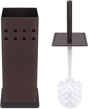 Toilet Brush Holder Toilet Bowl Brush Bathroom Toilet Cleaner Odor Free Bronze