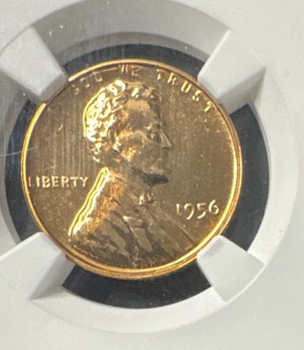 1956 Proof Lincoln Wheat Cent, NGC PF-67 RD