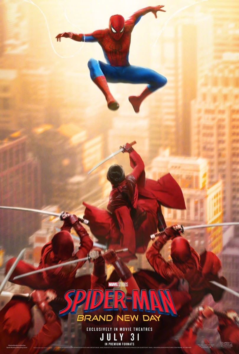 SPIDERMAN BRAND NEW DAY POSTER TOM HOLLAND ZENDAYA SADIE SINK