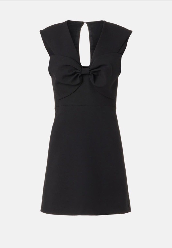 Sandro Mini Dress With Bow Msrp $370 Size 36/US S