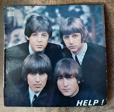 THE BEATLES EP 4 TITRES (VG+) AVEC LANGUETTE : Help - Photo 1/4