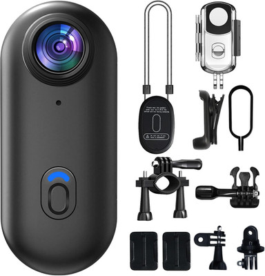 4K Mini Body Camera, 64GB Action Snap Cam, POV Snapcam, Thumb Size Hands Free Re