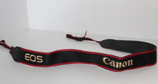Canon EOS Black Red OEM Camera Neck Shoulder Strap 25" Long