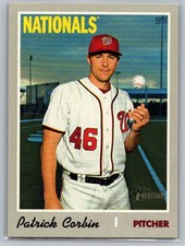 Patrick Corbin 2019 Topps Heritage Washington Nationals 530