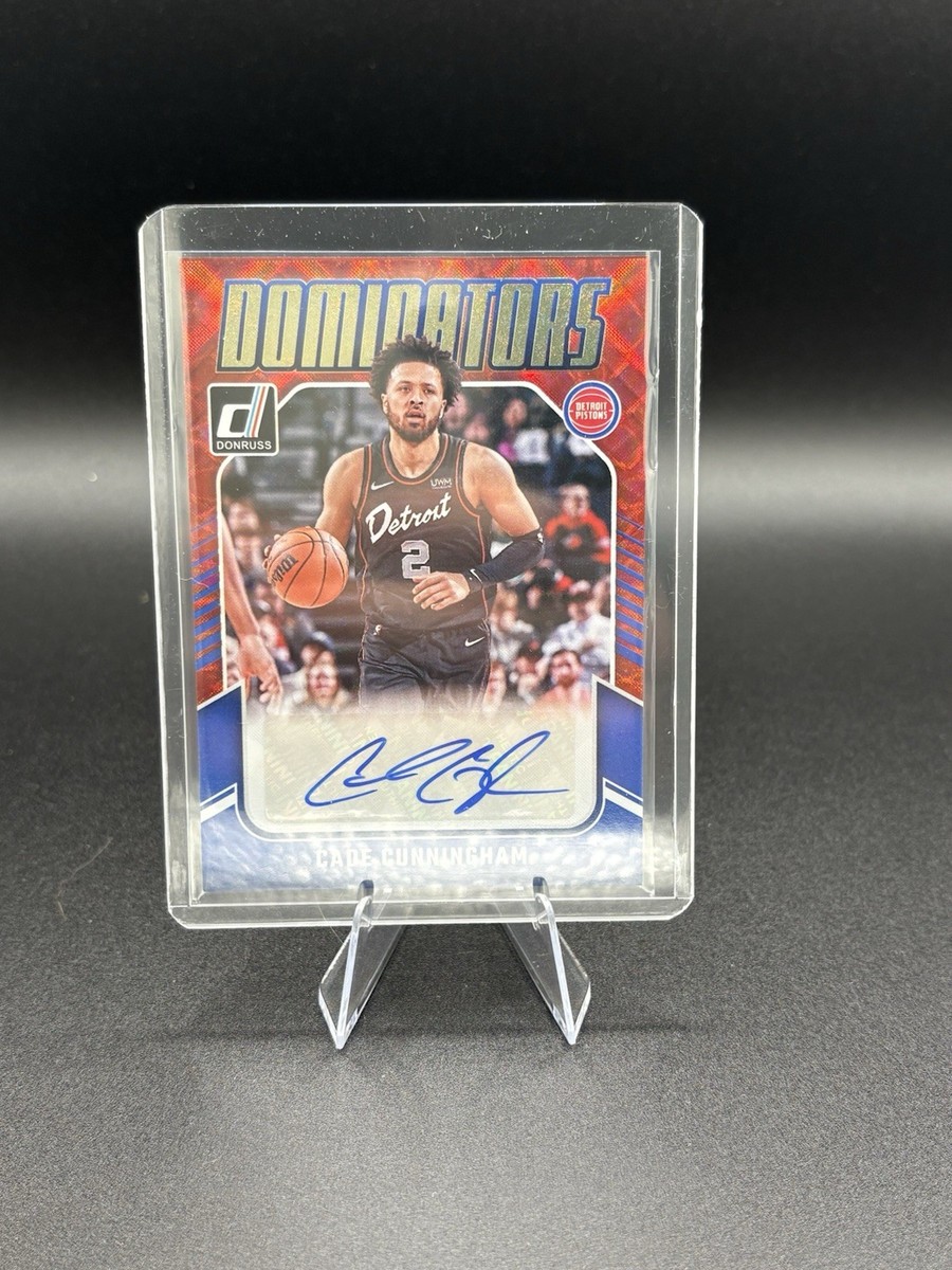 Panini Donruss Dominators Cade Cunningham Auto | eBay