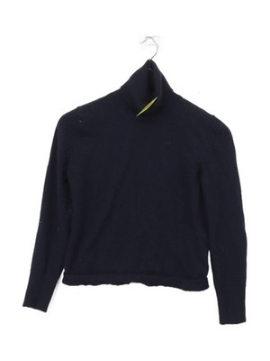 Weekend Max Mara Damen Pullover S Blau 100% Sonstige High Neck Pulli