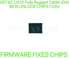GETAC UX10 Fully Rugged Tablet G4 , ADMIN NO PASSWORD FIRMWARE FIXES BIOS CHIP