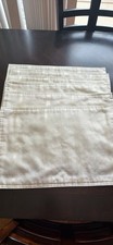 White Fabric Placemats Set Of 6