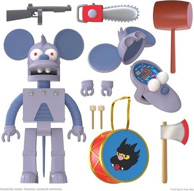 The Simpsons Ultimates Robot Itchy SUPER7 Ultimate NEU / OVP