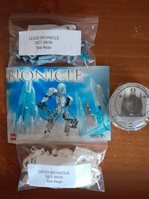 Lego Capsule Set 8606 Bionicle - Toa Nuju 7+yrs -Vintage Complete Set