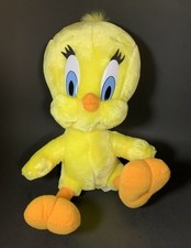 VTG Tweety Bird Looney Tunes Plush Warner Bros Play By Play 11" 1997 Stuffed Toy
