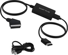 Video Converter - SCART to HDMI Adapter for DVD Player Xbox PS - 1080p