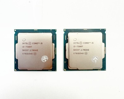 Intel Core i5-7500T 2.70GHz Quad Core LGA1151 6MB CPU Processor SR337 Lot of 2