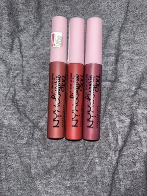 NYX Lingerie XXL Matte Liquid Lipstick .13 fl oz (Lot of 3)
