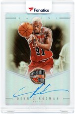 Dennis Rodman Bulls Signed 2021 Panini Prizm Basketball Hall of Fame SH-DRO Card
