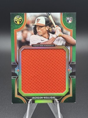 2024 Topps Triple Threads JACKSON HOLLIDAY /27 Rookie Jumbo Relic #RJR-JH RC