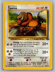 Tauros 47/64 Jungle Uncommon – Vintage Pokémon TCG