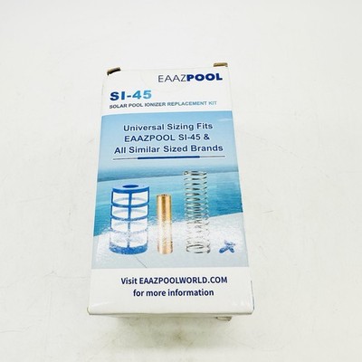 Universal Solar Pool Ionizer SI-45 Replacement Copper Anode & Basket Kit