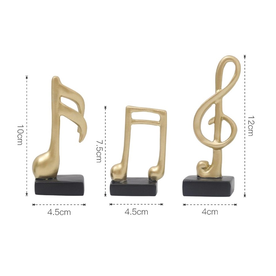 Honbay 48 Stück Glitzernde Musiknoten Cupcake-Dekorationen – Aus Karton, Für Kuchen & Desserts