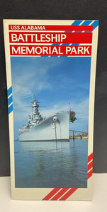 USS Alabama Battleship Memorial Park Travel Brochure R