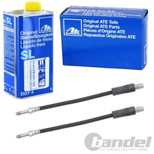 2xATE BREMSSCHLAUCH HINTERACHSE+1L ATE DOT 4 passend für BMW 5er (E39)