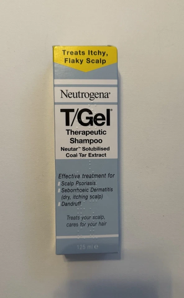 Neutrogena T/Gel champú terapéutico 125 ml-alivio del cuero cabelludo escamoso picazón caducidad 11/2027 Foto 2 de 4