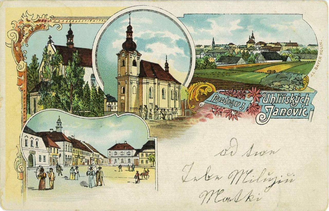 98579 - CZECHOSLOVAKIA - VINTAGE  POSTCARD - Gruss Aus JANOVIC Janovik