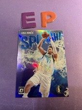 2021-22 Panini Donruss Optic Luka Dončić Splash Silver Holo Maverick Lakers