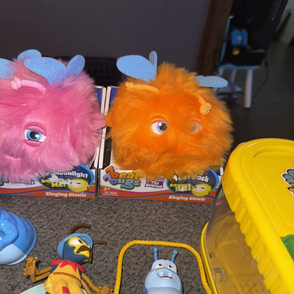 Beat Bugs Plush Singing Glowie Fuzz Balls Beatles Songs Musical Kid Toy Lot - Image 4 of 4