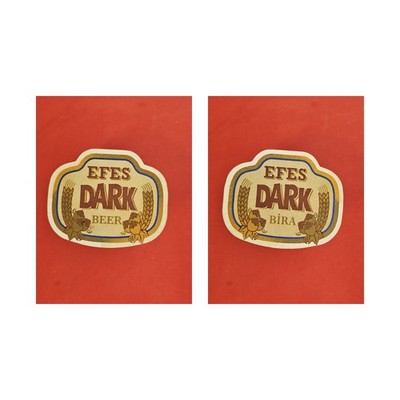 Efes Dark Beer braune Schrift Brauerei Bierdeckel Bier