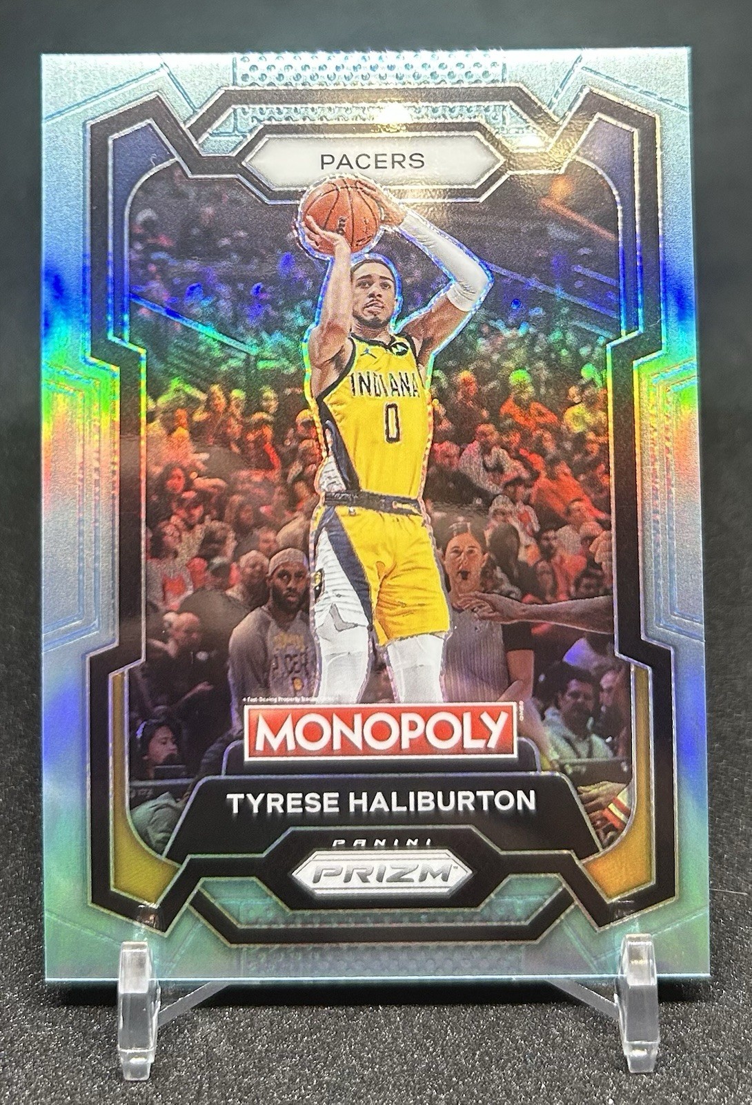 2023-24 Panini Prizm Monopoly - Tyrese Haliburton #34 Light Blue Prizm /199
