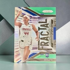 Kiki Iriafen 2025 Panini WNBA Prizm Basketball Fractal Green Prizm #12