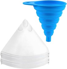 100PCS Car Paint Strainers Paper Cone with 1P...
