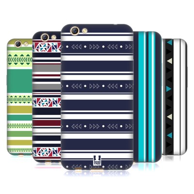 HEAD CASE DESIGNS PRINTED STRIPES SOFT GEL CASE FOR OPPO PHONES