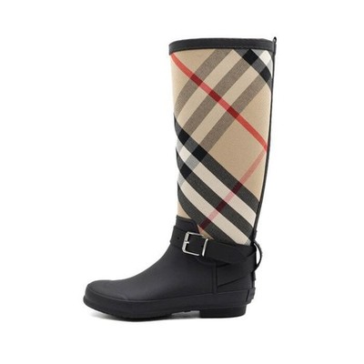 Burberry Hauscheck Lange Damen Regenstiefel 8045258 152897730