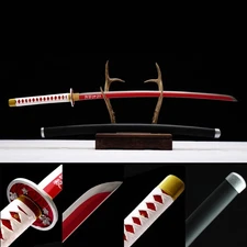 Tsuyuri Kanawo Japanese Anime Sword 1060 Carbon Steel Sharp Samurai Katana