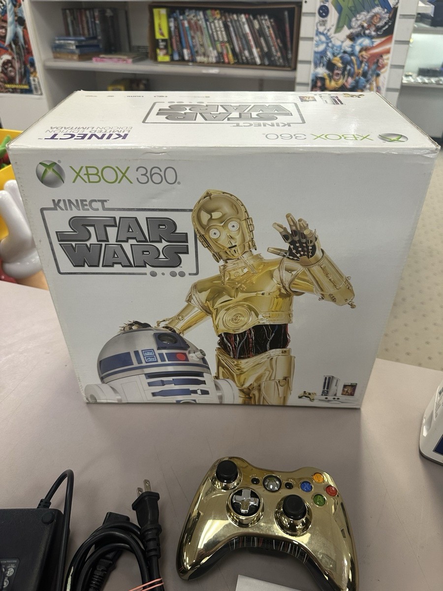 Xbox 360 S Star Wars 320GB CIB Kinect R2D2 C3PO + Kinect